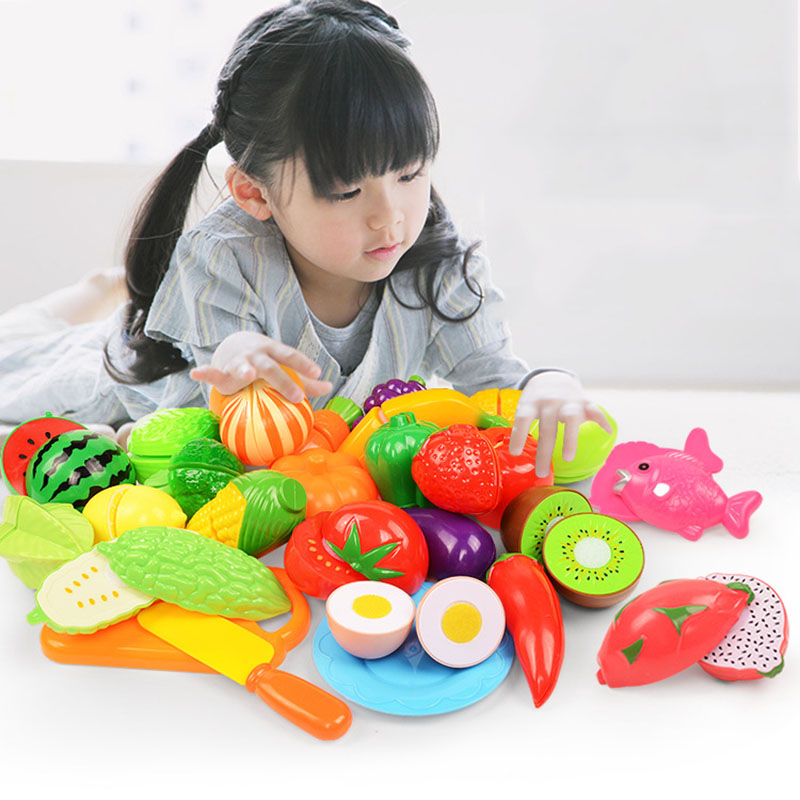 Kids Toys Kitchen Set - Jouets de découpe de fruits et