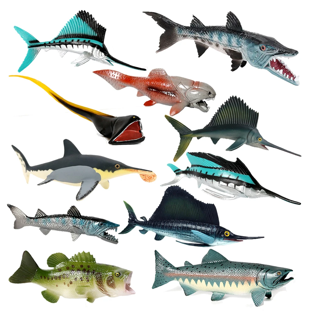 Kids Toys Reviews - Animaux marins jouets Billfish voilier boxfish