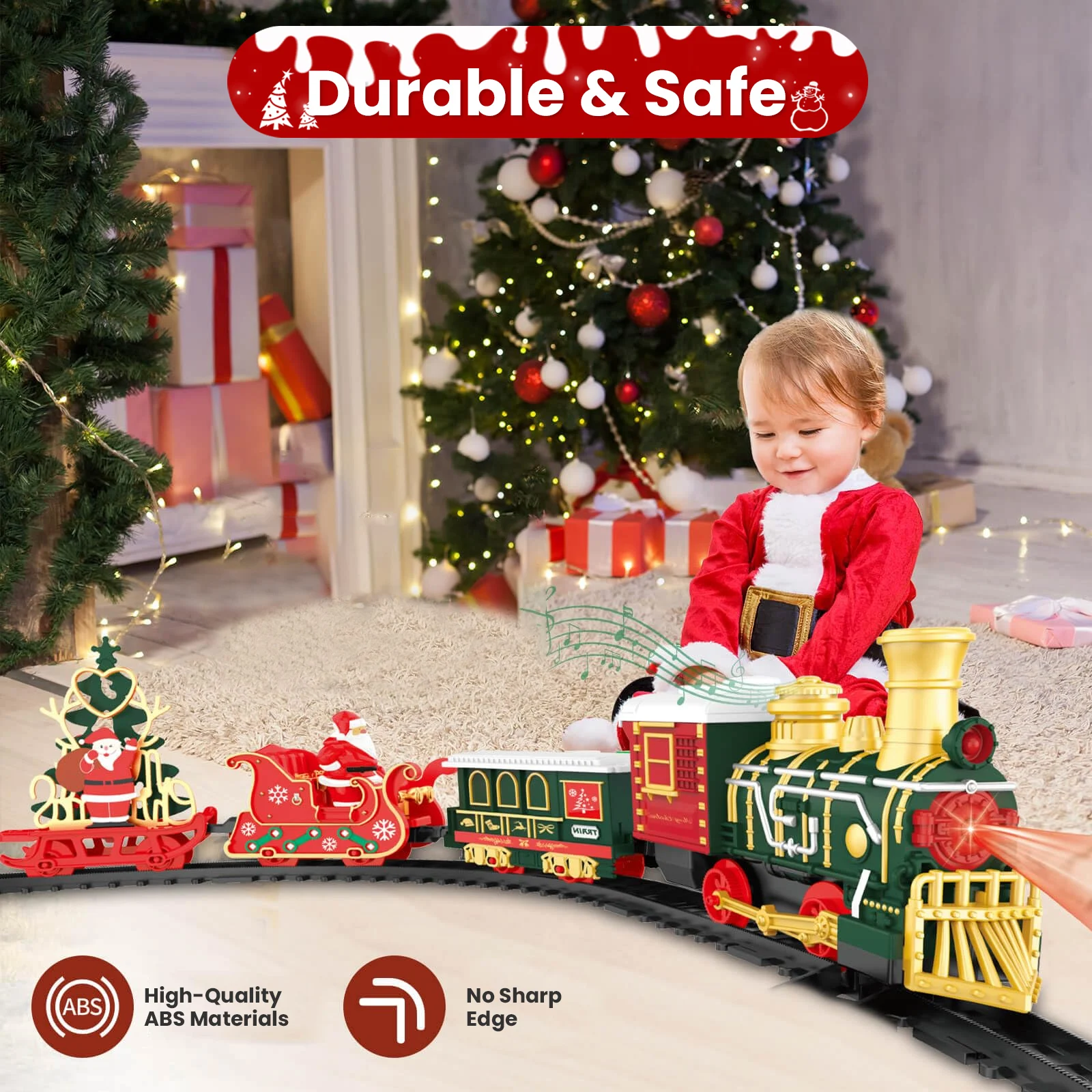 Ensemble de Train de noël, mod - Kids Toys Xmas avis et prix