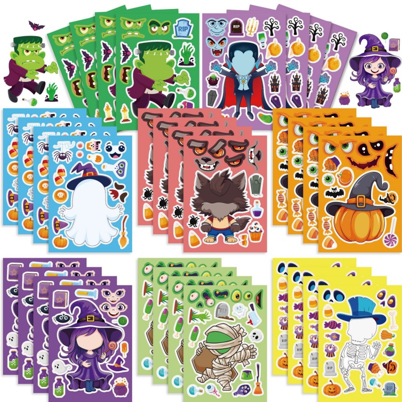 Autocollants de jeux de fête d - Kids Zombie Toys avis et prix