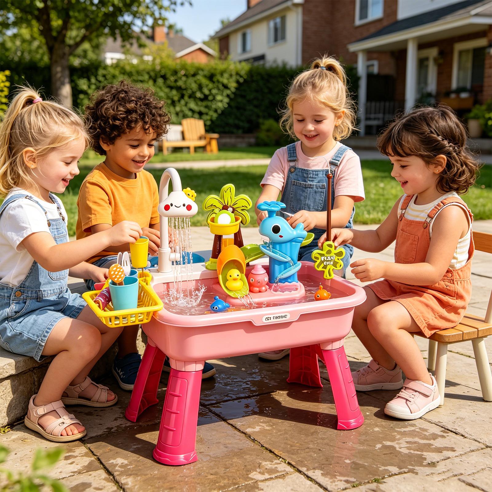Évier de jeu électrique pour e - Kids Toys Kitchen Set avis et prix